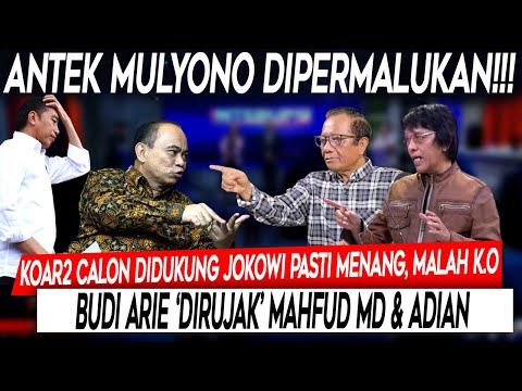 Dipermalukan❗Koar2 Calon Didukung Jokowi Pasti Menang, Ternyata K.O Budi Arie 'Dirujak' Mahfud-Adian