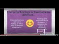 Understanding Character Traits and Feelings