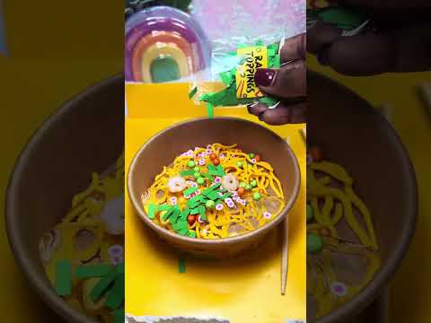 Unboxing Five Below Hot Ramen Slime Kit🍜🍜 Super Satisfying Video ASMR #slimevideo  #slimeasmr #asmr