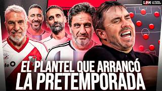 COUDET ARRANCÓ SU PRIMERA PRETEMPORADA EN RIVER - MODO MUNDIAL con LAVECCHIA, LABRUNA y ERNESTOU
