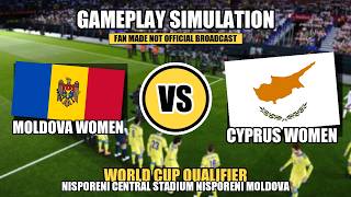 Moldova Women vs Cyprus Women 🔥 | World Cup Qualifier | Full Match Simulation