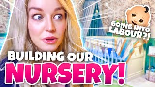 Building our BABY's NURSERY! (but the baby comes half way through...) 👶