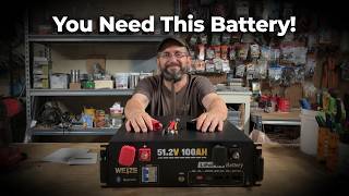 WEIZE 48V 100Ah Smart LiFePO4 Server Rack Battery, 5.12kWh - Complete review, testing and tear down.