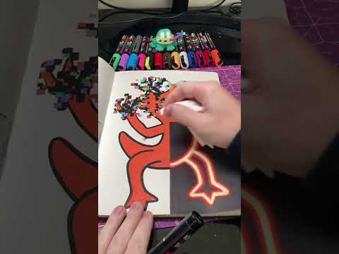 Artist fails 😳 When a Posca Marker Gets too Juicy 💧 #art #shorts #artist #posca