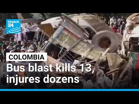 YouTube video thumbnail: Bus Blast in Colombia Kills 13 Amid Rising Violence 
