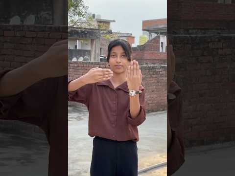 Hand 🤚 cross ❌  #shorts #comedy #funnyshorts