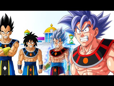 Goku, Vegeta, Broly y Gohan encerrados en la habitación del tiempo 😱