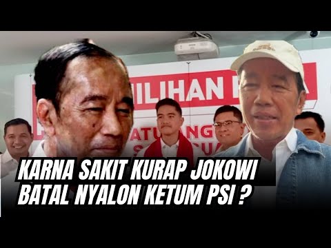 JOKOWI ANGKAT SUARA BATAL NYALON KETUM PSI ?