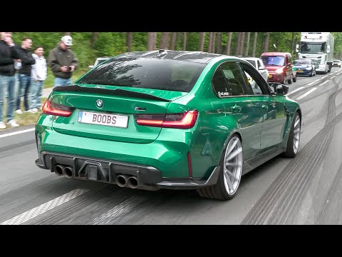 BMW M3 G80 with Custom Exhaust - LOUD Accelerations !