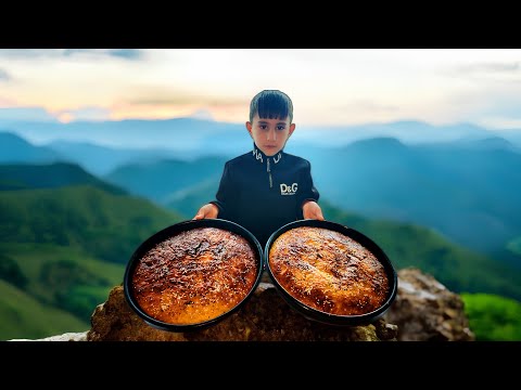 Traditional Azerbaijani Dessert in the Countryside: Kulcha Recipe | Rustic & Delicious