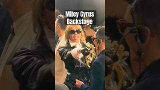 Miley Cyrus Backstage at the GRAMMYs 🤩🎤 | #shorts #mileycyrus