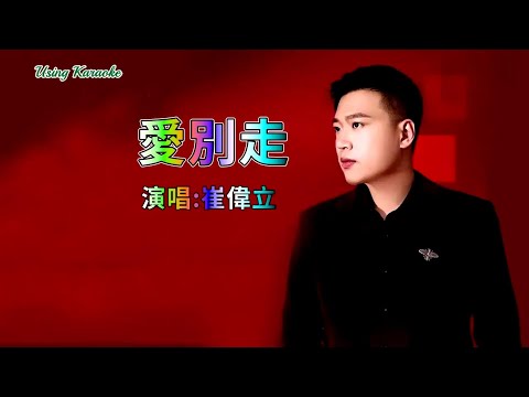 愛別走-崔偉立-主唱 KARAOKE