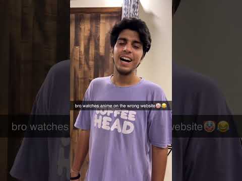 bro watches anime on the wrong website😂🤡 #funny #anime #relatable #animememes #shorts #indianmeme