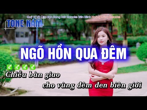 Karaoke Ngõ Hồn Qua Đêm (Tone Nam) Beat Công Tuấn cực hay – Hoàng Dũng Karaoke