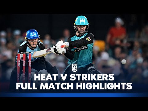 Brisbane Heat v Adelaide Strikers | Full Match Highlights I 22/12/24 | BBL | Fox Cricket