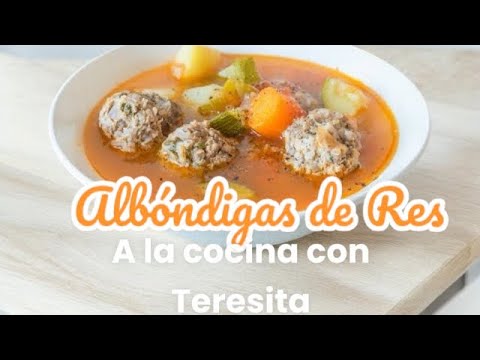 Albóndigas de res y verdura 🥕 llegó el frío ❄️ y ya se antojan los caldos !! #receta #antojos