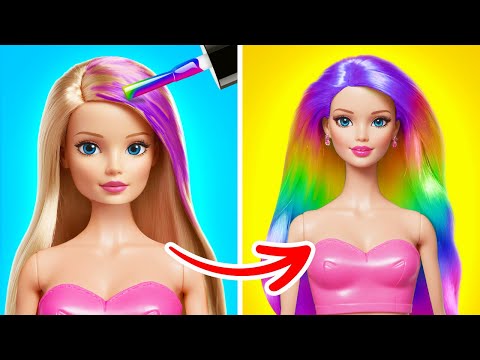 ¡Barbie Total Makeover! Increíbles Transformaciones de Belleza para mis Muñecas!