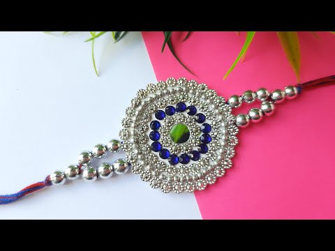 How to make rakhi at home | easy and beautiful | Rakhi banane ka tarika | Rakhi making ideas at home