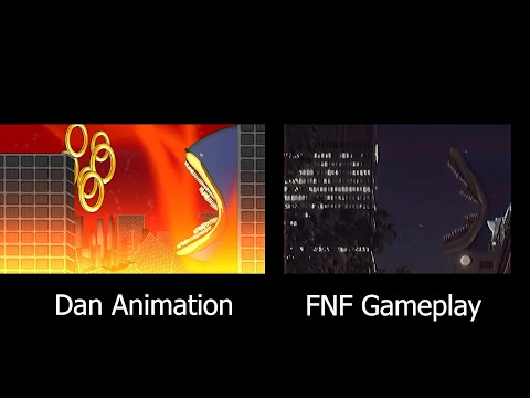 Shin Sonic Part 6 | Game/Cover x FNF Animation Comparison