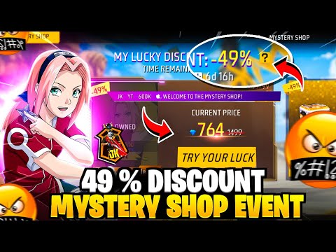 MYSTERY SHOP 90% DISCOUNT EVENT FREE FIRE || FREE FIRE MYSTERY SHOP EVENT || FREE FIRE NEW EVENT