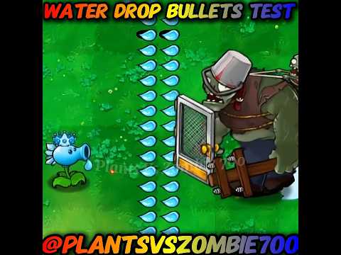 Crazy Dave: Drop Water Bullet Experiment Zombies Survive! #pvz #pvz2 #youtubeshorts #shorts