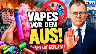 🚨 Einweg-Vapes vor dem Aus? ⚠️ Politik plant Verbot noch dieses Jahr