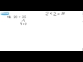 GCF and Prime Factorization Concepts