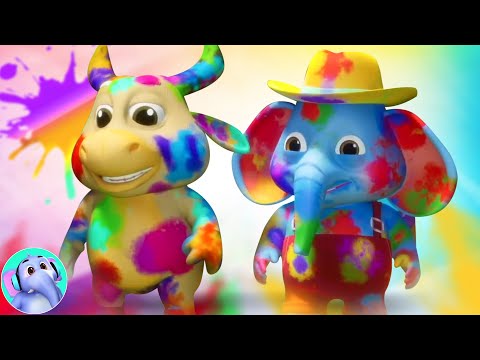 Holi Hai, होली है, Hindi Nursery Rhymes and Songs for Kids