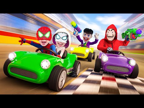 Spider Man Plays Racing Car and Destroy Joker's Plan | Spider-Man: Into The Spider-Verse (2024) #194