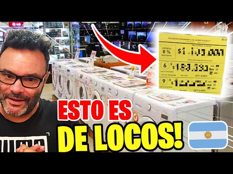 Así están LOS PRECIOS de los ELECTRODOMESTICOS en Argentina DE LOCOS!