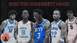 2026 TCH Live Community Mock Draft