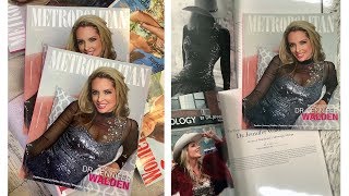 METROPOLITAN magazine cover Dr.JENNIFER WALDEN by VITAL AGIBALOW behind the scenes video in NYC
