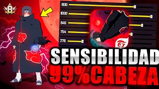 ¡NUEVA SENSIBILIDAD H4CKER PARA ESTA ACTUALIZACION! 💀🔥 (PARA DAR TODO ROJO EN FREE FIRE) 2025 👺⚙