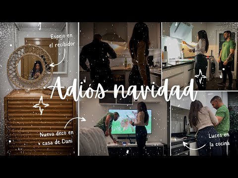 DECORANDO la CASA de DANI 🐥♥️ y mi NUEVO ESPEJO 🪞 : despedimos la NAVIDAD juntos 🥹✨