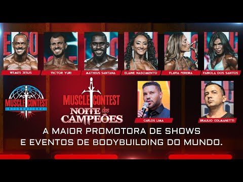 LIVE DOS CAMPEÕES: MUSCLECONTEST NOITE DOS CAMPEÕES