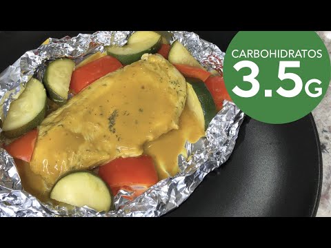 Pechuga de Pollo con Verduras #keto  | Pescado con Verduras  Empapelado  Recetas Keto