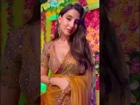 Nora Fatehi ๐ถ Beautiful traditional saree looks โฅ๏ธโฅ๏ธ๐ฅ PAN India #bollywood #bollywoodbeauty