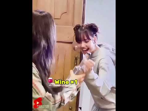 They kept pulling out more wine bottles! ๐๐พ #blackpink #lisa #shorts