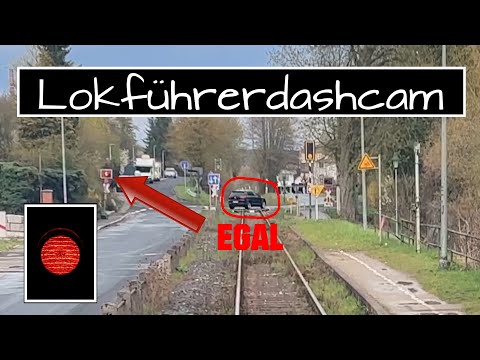 Dashcam Lokführer #4 | Leben und Rotlicht egal...