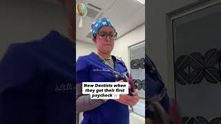 💵 Money Money Money 💵 New graduates are always excited to get their first paycheck #dentistry