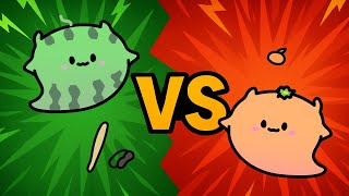 スイカとみかんのラップバトル【アニメ】【リズム】