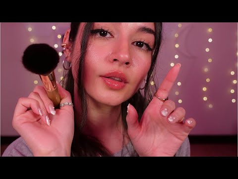 Fast ASMR Makeup 💄 Roleplay with Gum Chewing & Layered Sounds