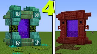 Minecraft: 4 Nether Portal Design Ideas