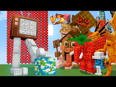 BRAINROTS vs IL MASTODONTICO TELEPIEDONE PLANETARIO en MINECRAFT