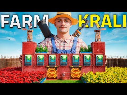 MUHTEŞEM FARM EVİ YAPTIM ve İNTİKAM DOLU KRALLIK KURDUM ! (ZENGİNLİĞİN BÖYLESİ!) Rust Türkçe Film