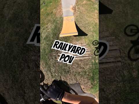 @GoProBike POV railyard