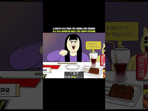 A garota era uma morta de fome #desenho #criança #cartoons