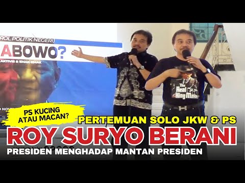 🔴 Berani Roy Suryo Sebut "Harap-Harap Cemas" Pertemuan Solo Kisah The Real King Maker❗️