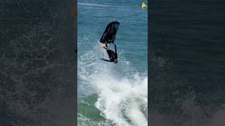 Jet Skiers launch crazy stunts in big waves at Ocean Festival 🤯 #jetski #ocean #festival