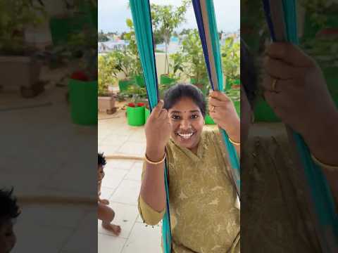 மொட்டை மாடியில் ஊஞ்சல் Mini VLOG🥰🤣 | Sangeetha Vinoth | #shorts